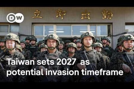 Taiwan holds massive combat-readiness drills for doable 2027 China invasion | DW News