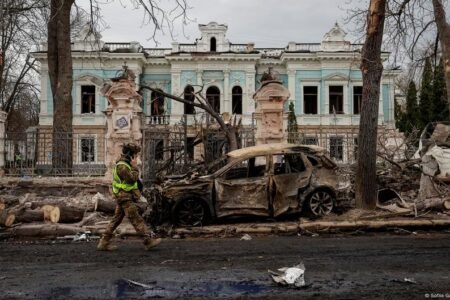 Germany’s Merz says Sumy assault ‘conflict crime’ by Russia