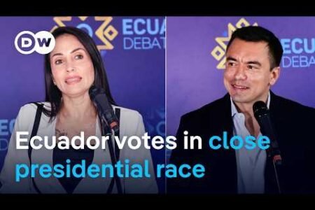 Ecuador elections seen as referendum on a struggle on medication | DW News