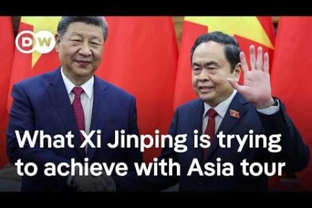 China’s Xi Jinping visits Vietnam and Malaysia to shore up assist amid commerce battle | DW News