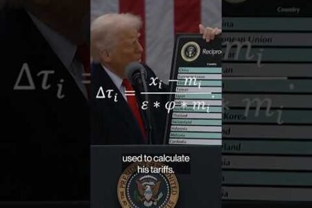 #Trump #tariffs – This is the formulation Trump used #politics #shorts
