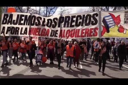 Thousands in Spain take to the streets in protest towards nation’s housing disaster