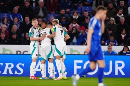 Newcastle increase Champions League bid as Leicester transfer step nearer to relegation