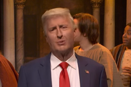 SNL’s Trump declares himself ‘the messiah’ after being mocked over tariffs